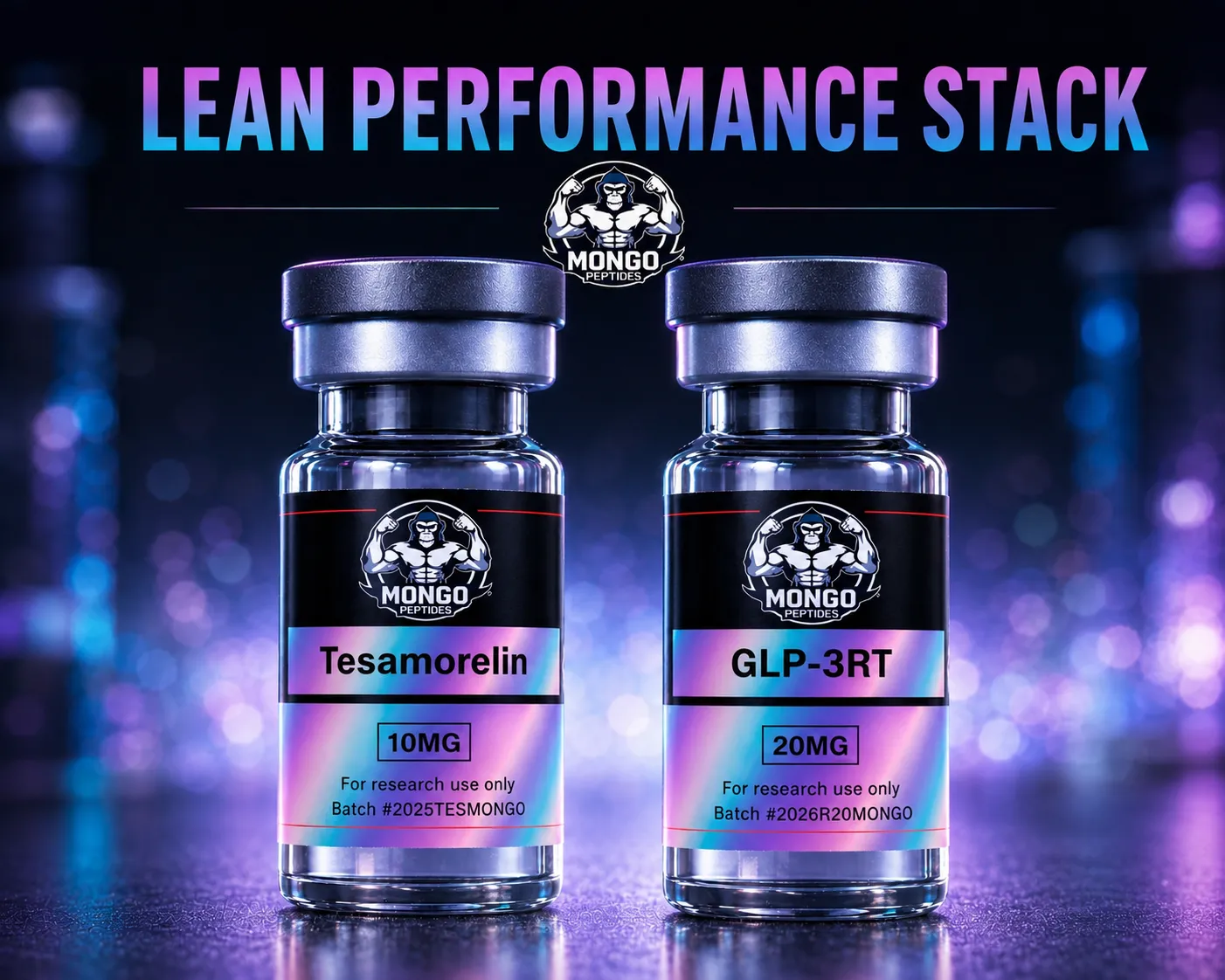Lean Performance Stack — GLP-3RT 20mg + Tesamorelin 10mg