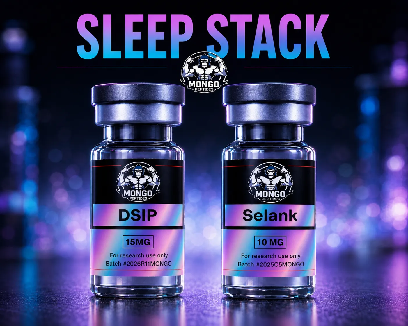 Sleep Stack — DSIP 15mg + Selank 10mg